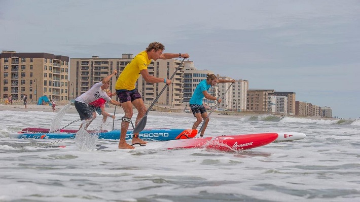 Epic sprint battles mark the opening of the racing for the New York SUP Open