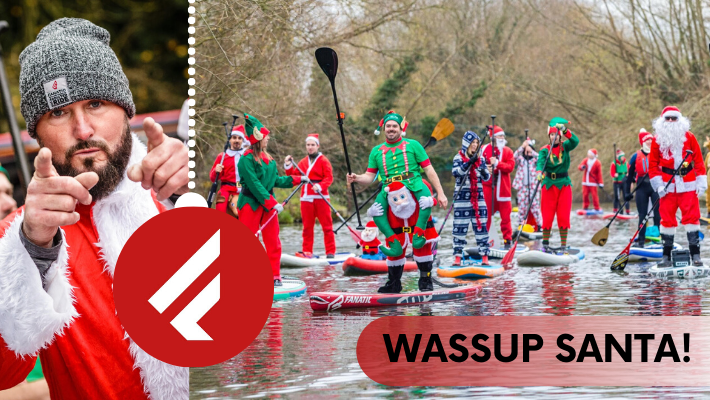 Fanatic UK Charity Santa SUP is set to see a record number of paddlers