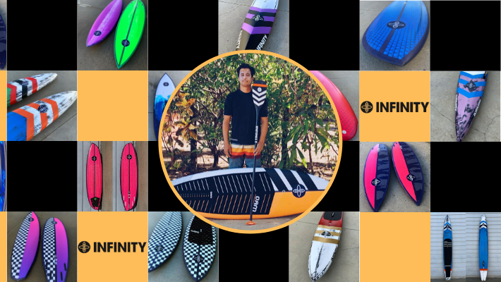 Infinity’s Dave Boehne talks technology innovation, kooks of the day and the future of SUP, surf & foil design