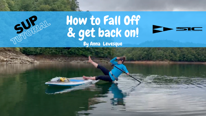 How to fall off your stand up paddle board and get back on