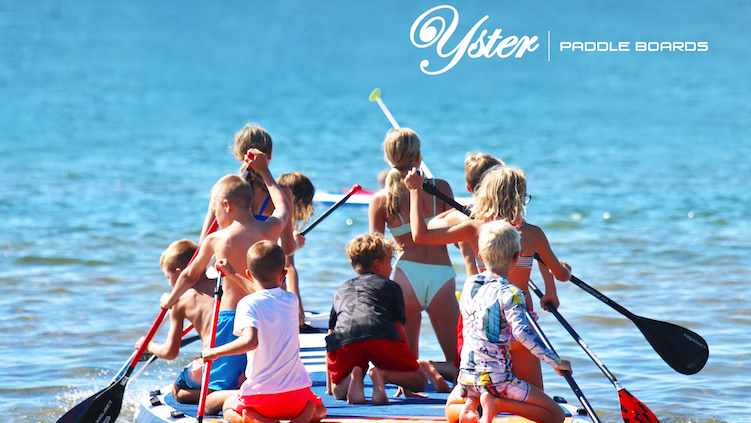Yster SUP chosen by the Swedish Canoe Association for youth investment in SUP paddling